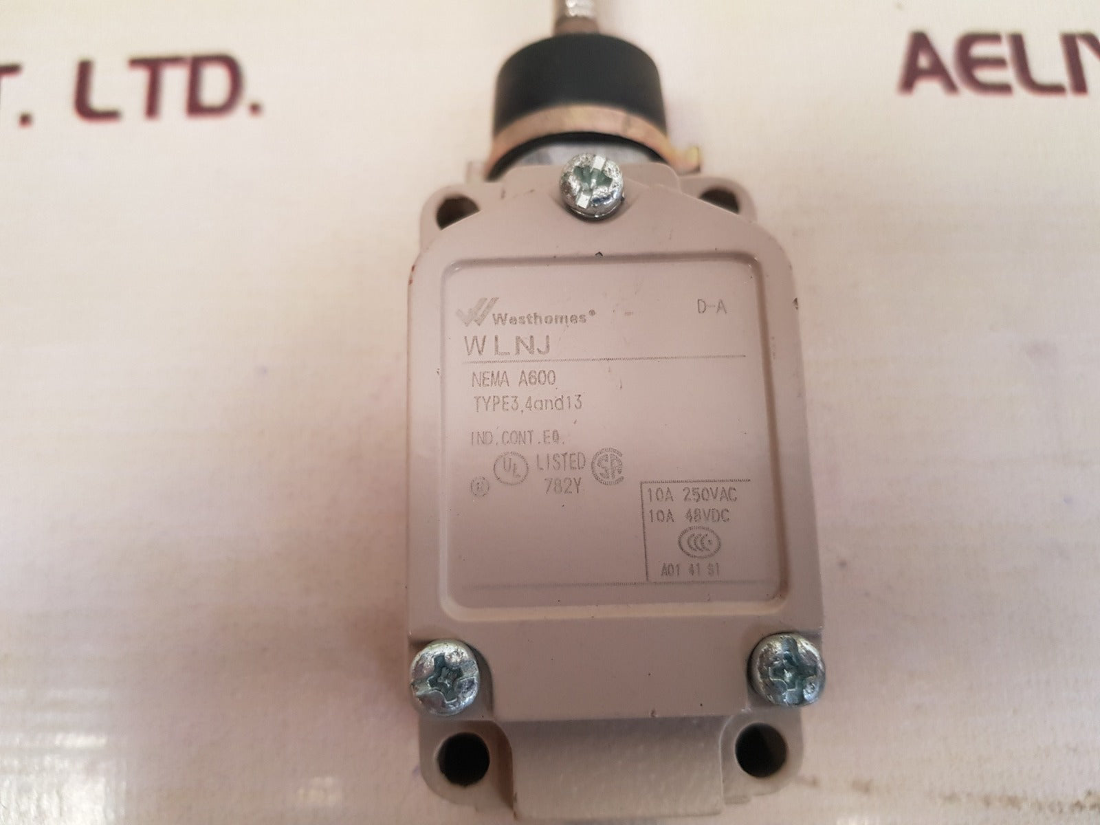 Westhomes wlnj limit switch 10a 