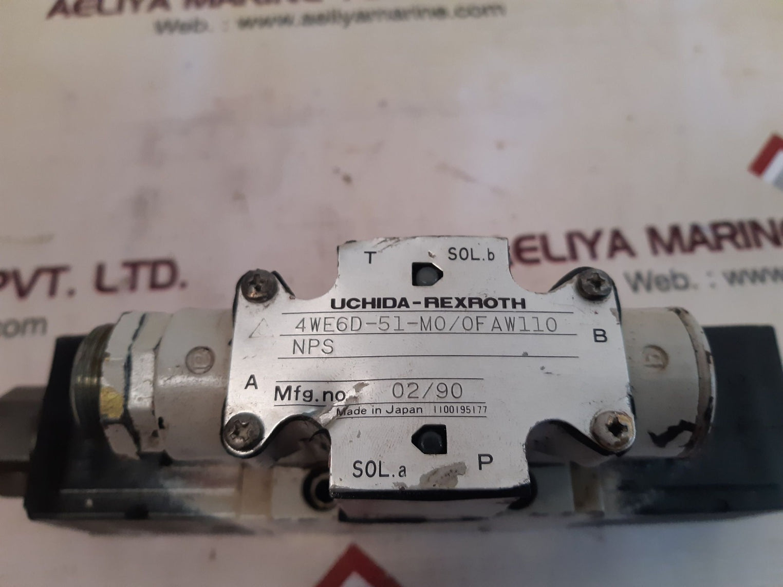 Uchida-rexroth 4We6D-51-m0/0Faw110Nps Directional Control Valve