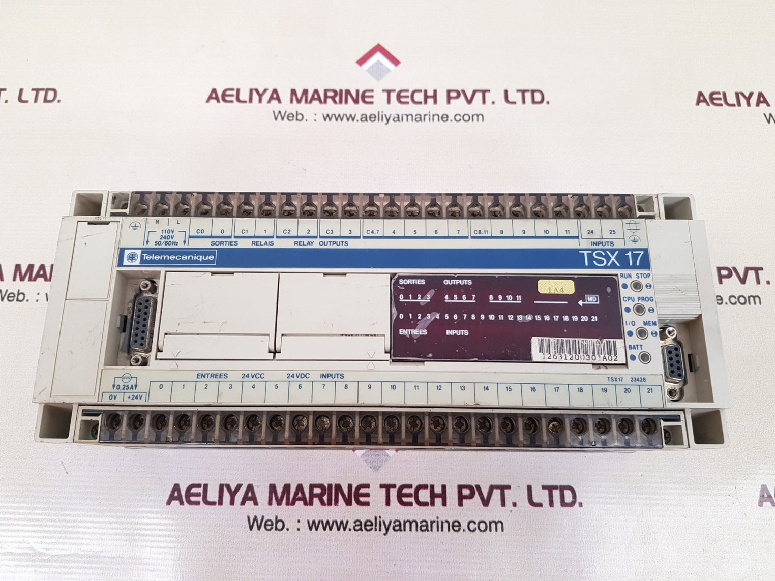 Telemecanique/schneider tsx 17 tsx1723428  plc module