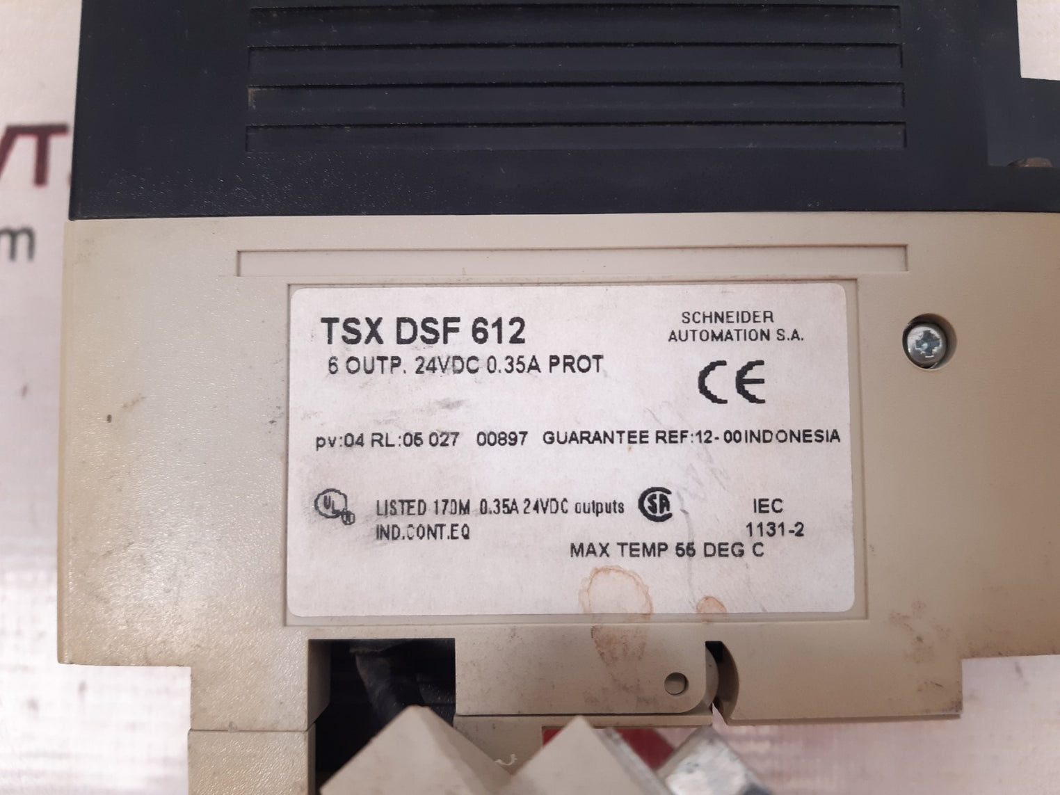 Telemecanique/schneider tsx dsf 612 output module