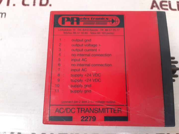 Pr electronics 2279 x2 ac/dc transmitter