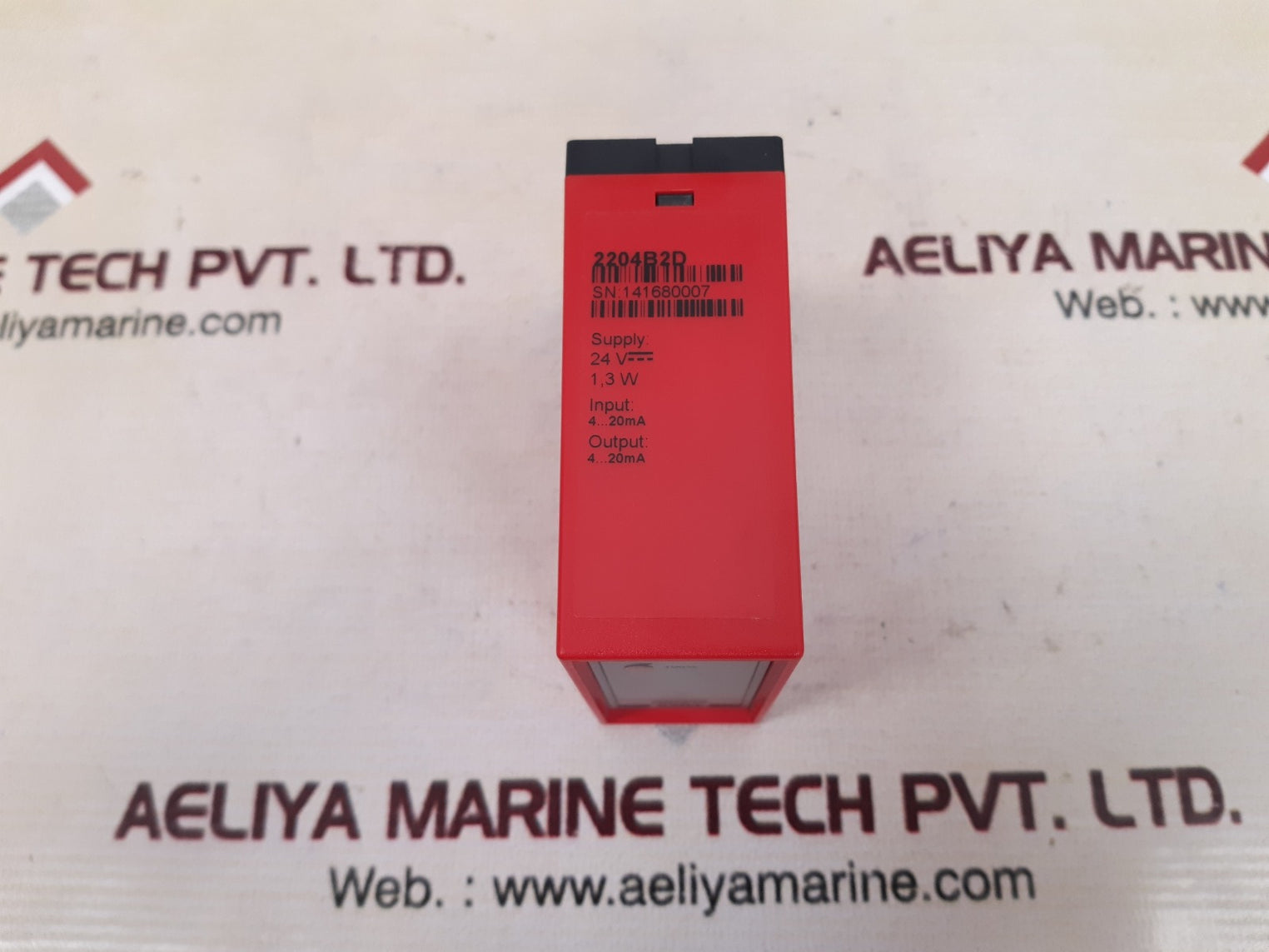 Pr electronics 2204 b2d isolation amplifier 24 v