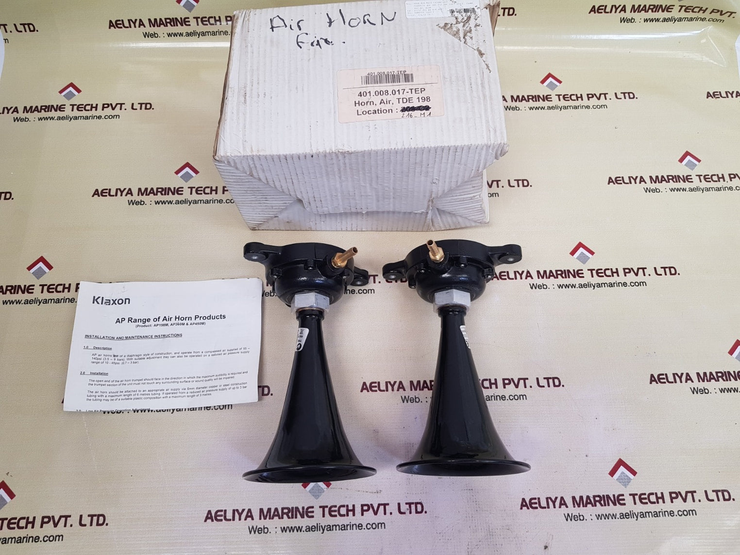 Moflash ap198m pneumatic air horn