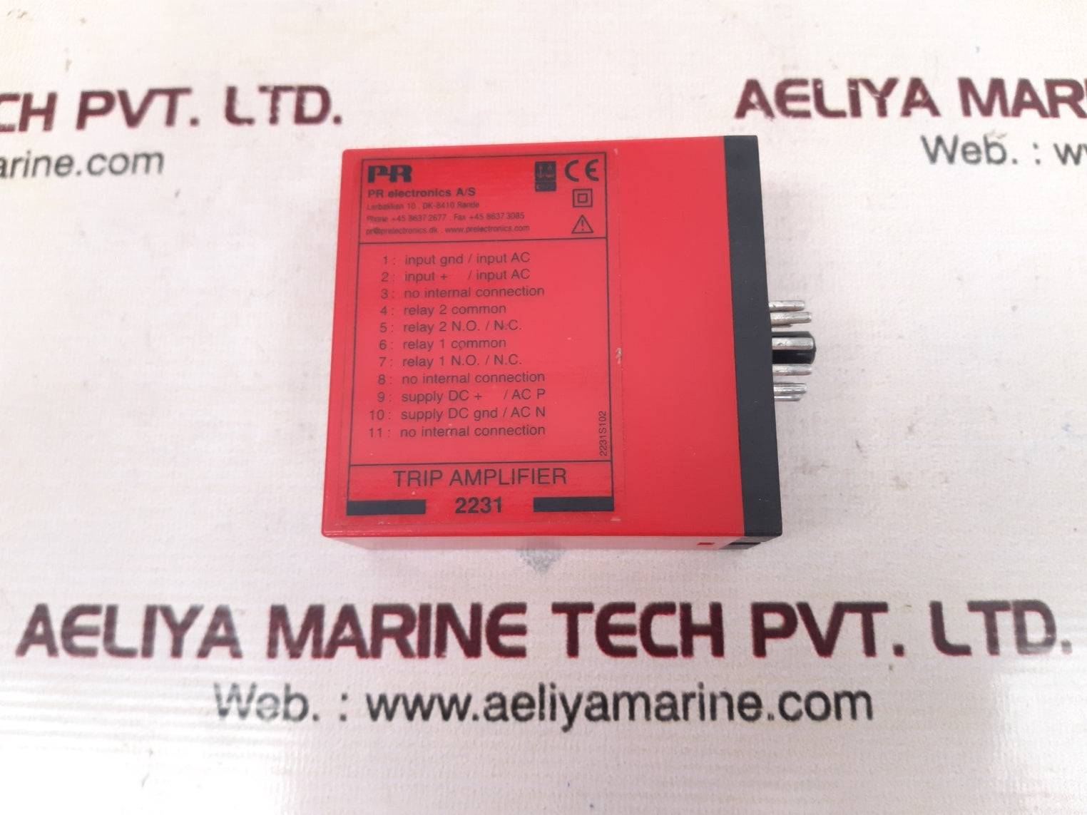 Pr electronics 2231p trip amplifier