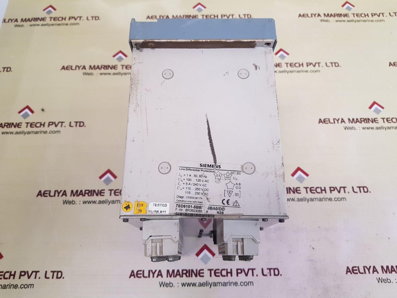 Siemens siprotec 7sd61 line differential protection relay 7sd6101-5bb29-0ba0/dd