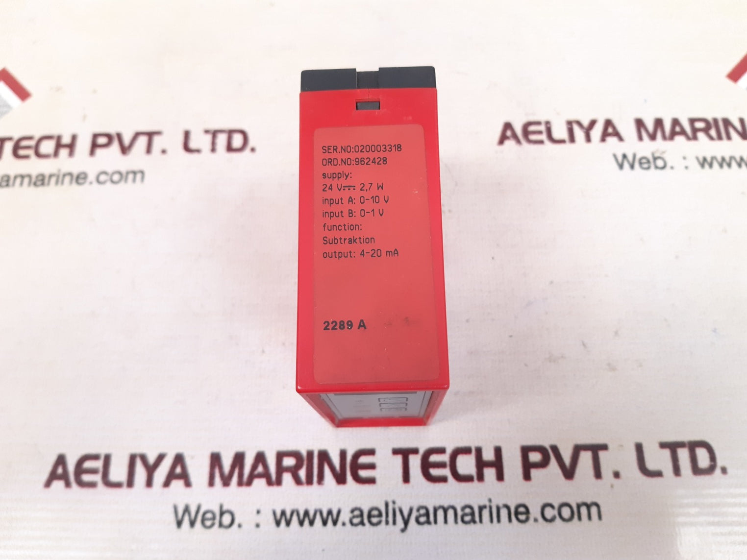 Pr electronics 2289a signal calculator