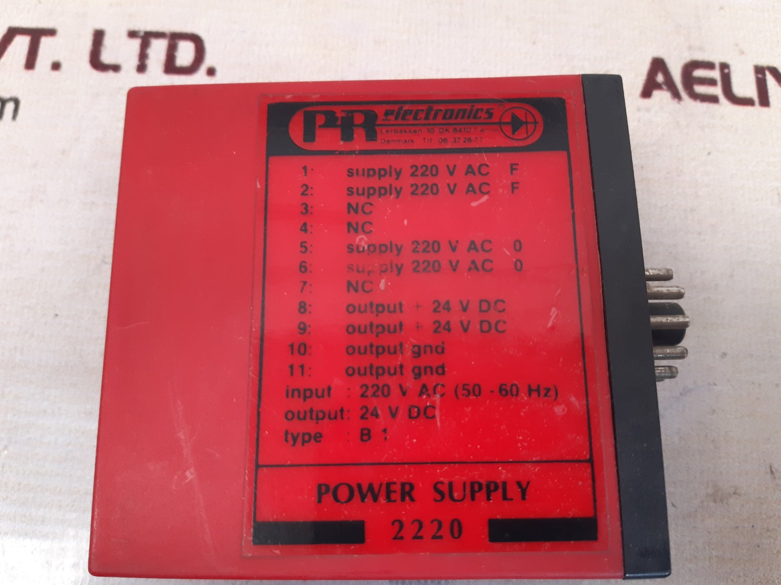 Pr electronics 2220 power supply 
