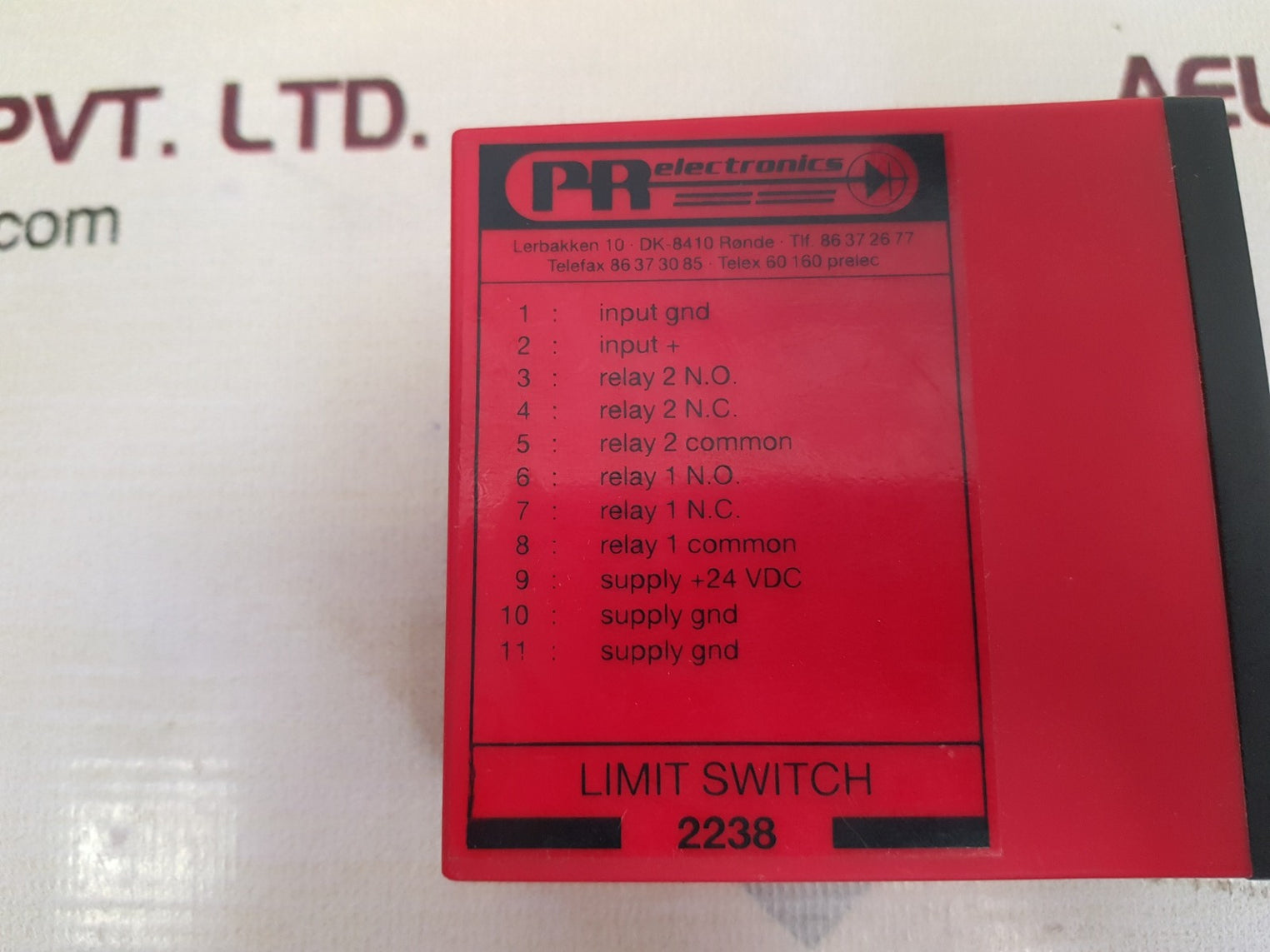 Pr electronics 2238 d4c limit switch