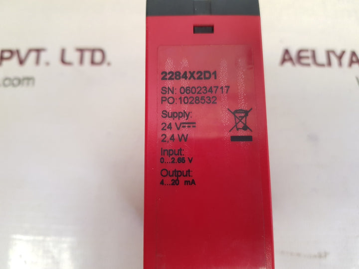 Pr electronics 2284 isolation amplifier 2284x2d1