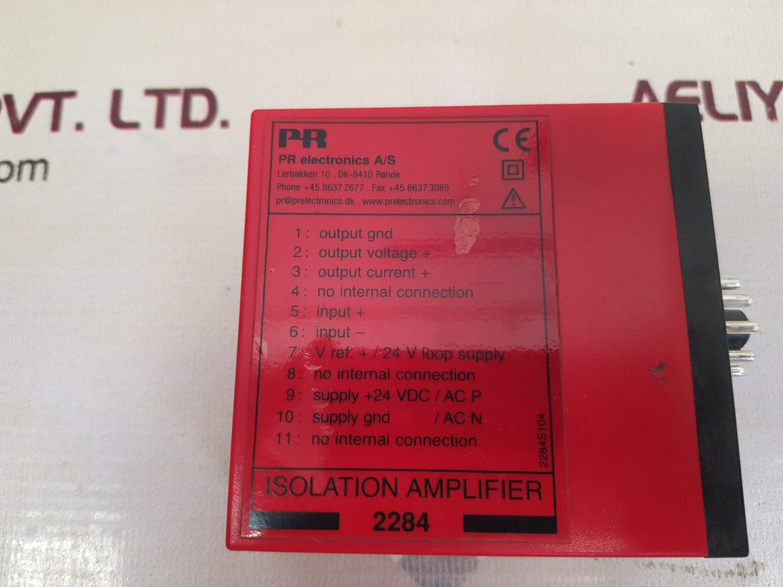 Pr electronics 2284 isolation amplifier 2284x2d1