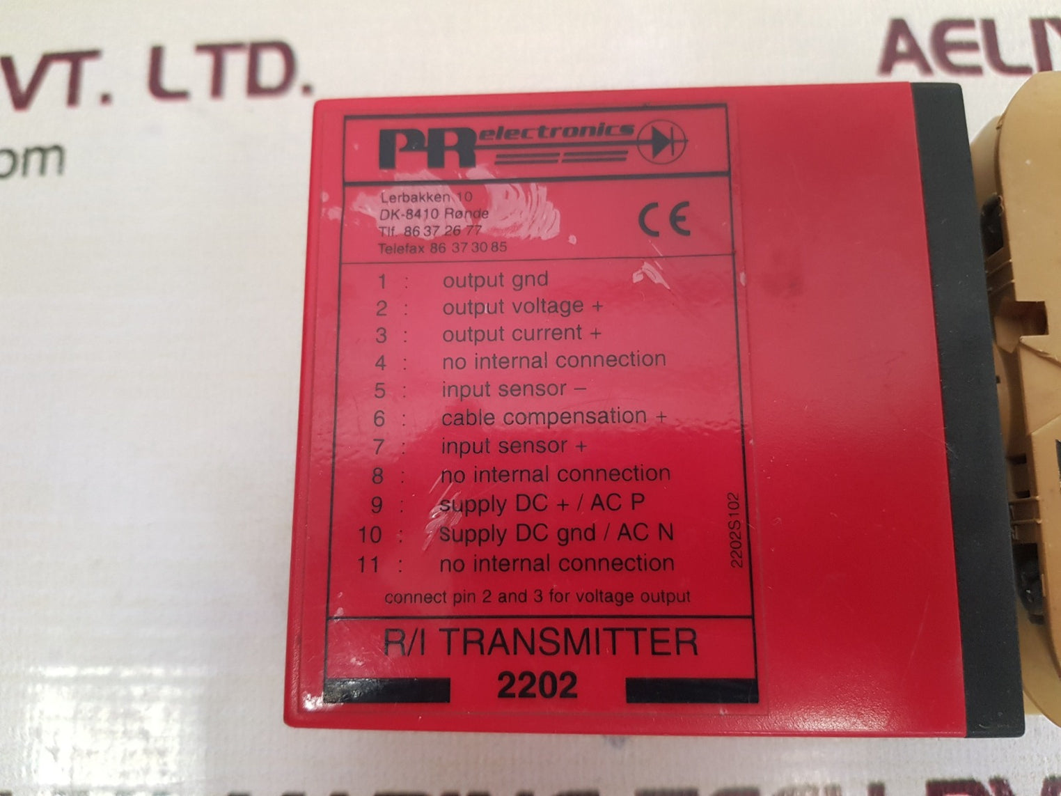 Pr electronics 2202 r/i transmitter 2202r2d 24 v