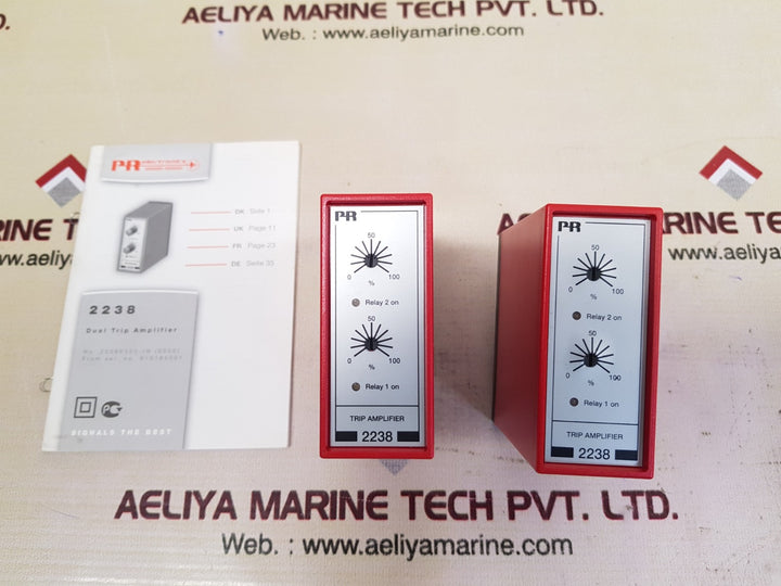 Pr electronics 2238 trip amplifier 2238d4a