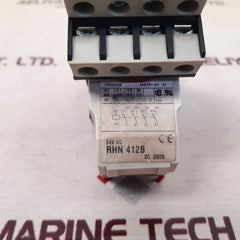 Telemecanique rhn 412b switching relay with base 