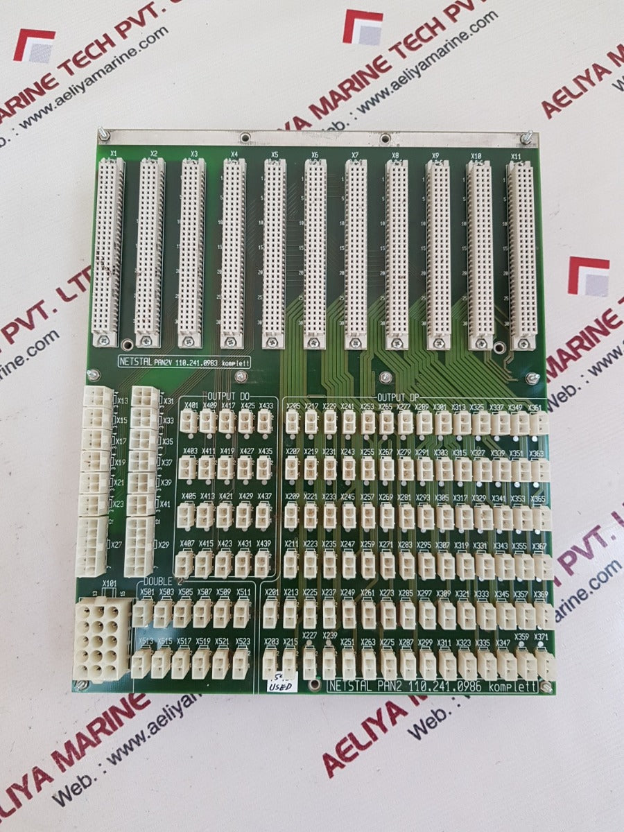 Netstal pan2 110.241.0986 pcb card pan2v 110.241.0983