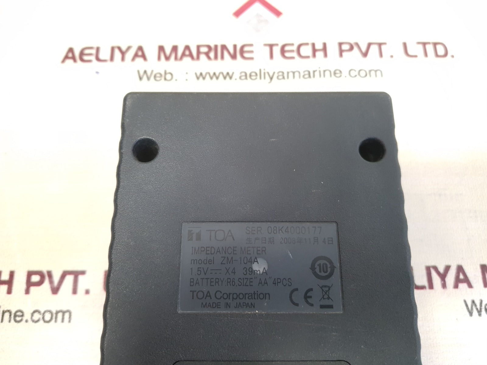 Toa zm-104a impedance meter