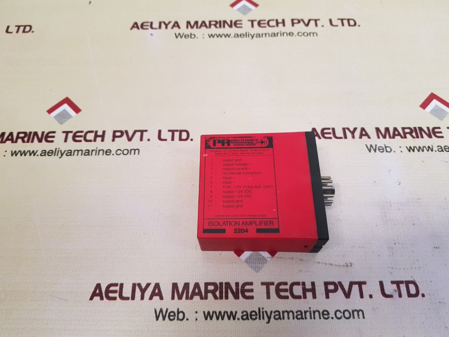 Pr electronics 2204 isolation amplifier 24 vdc