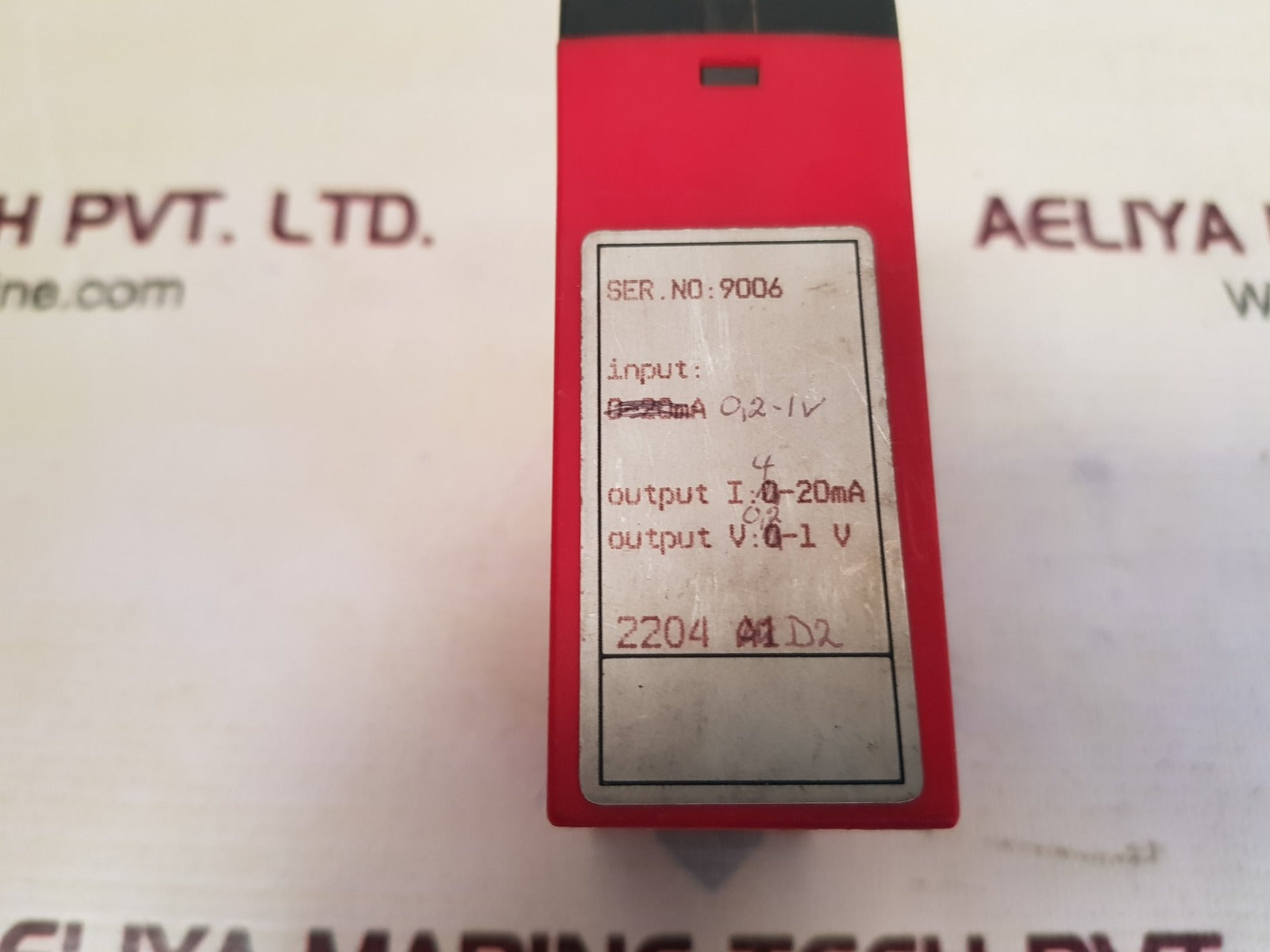Pr electronics 2204 isolation amplifier 24 vdc