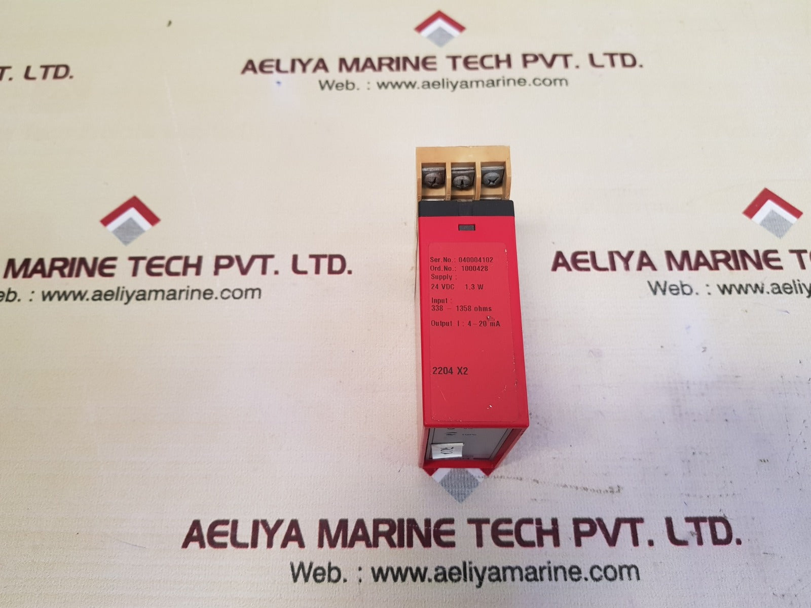 Pr electronics 2204  isolation amplifier  2204 x2