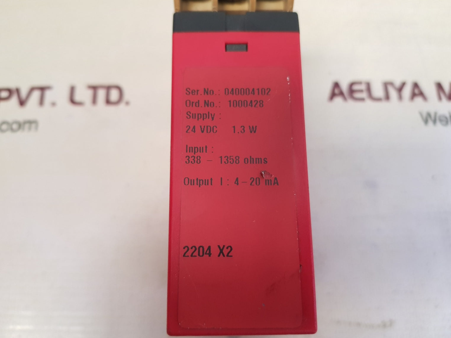 Pr electronics 2204  isolation amplifier  2204 x2