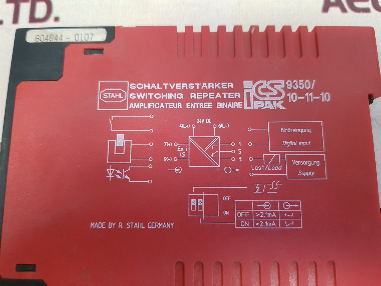 Stahl 9350/10-11-10 switching repeater