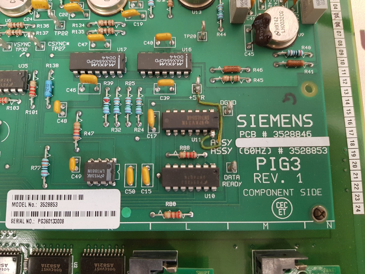 Siemens 3528853,3528846, 5209106 pcb board
