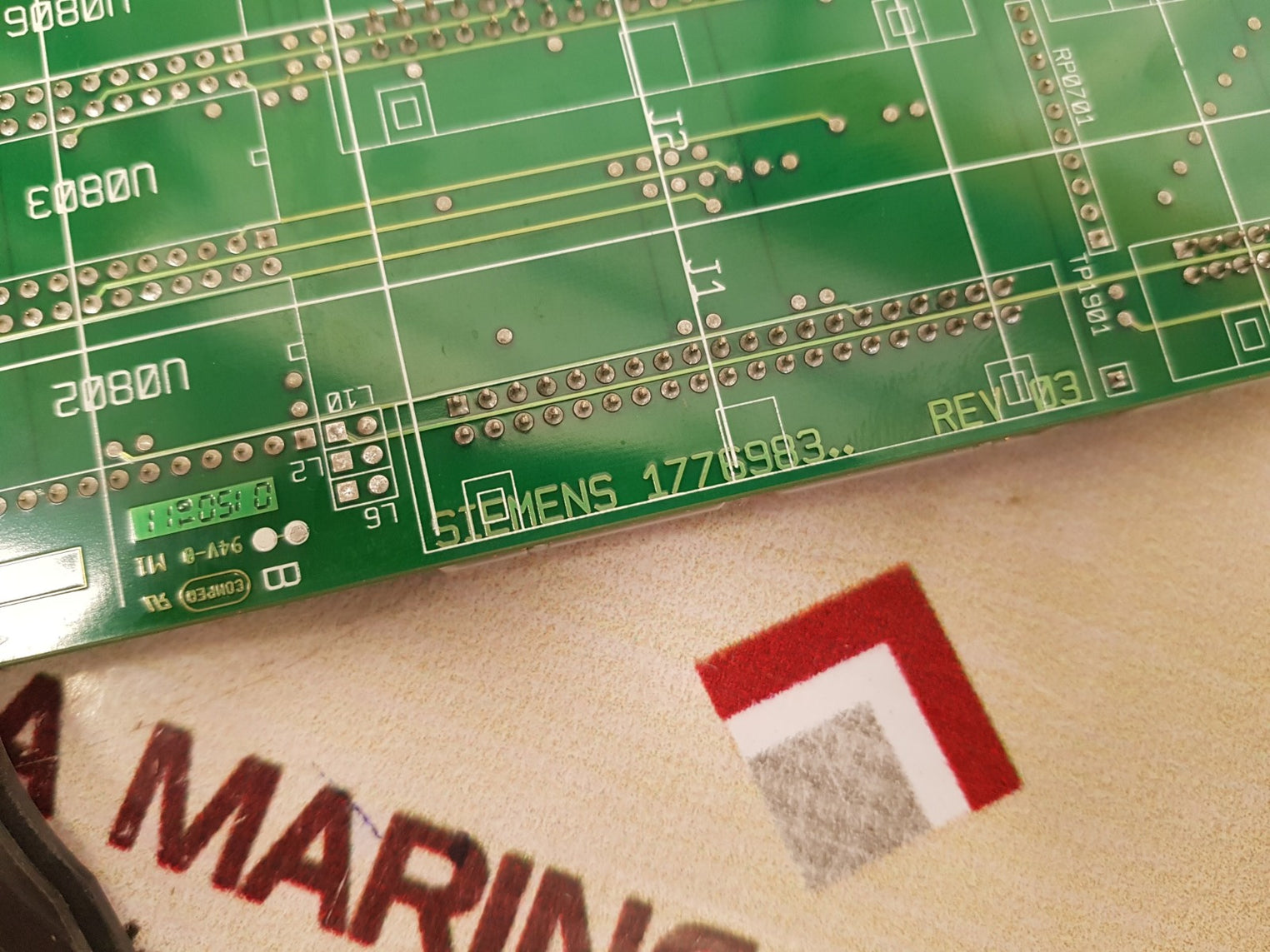 Siemens 4371006 ,1776983, rev 03 pc board