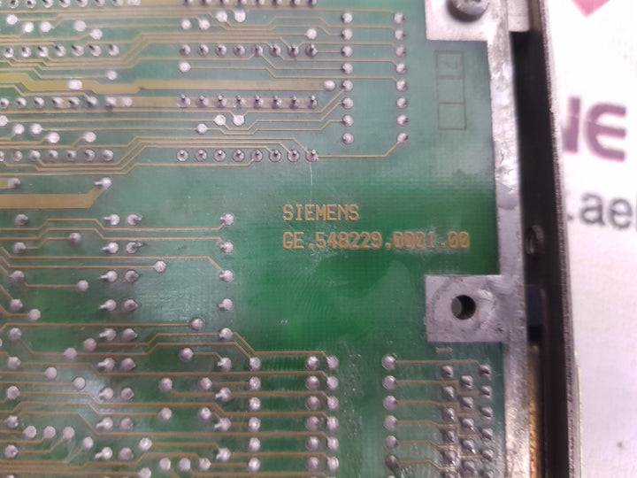 Siemens ge.548229.0001.00 input card