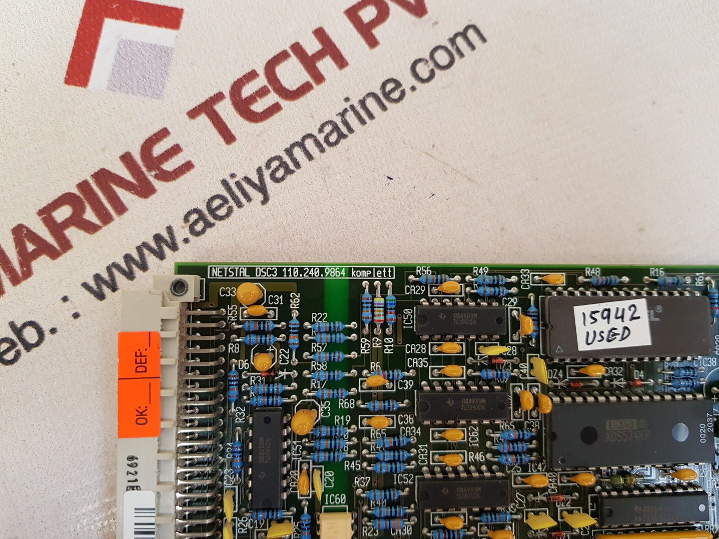 Netstal dsc3 110.240.9864 komplett system card – Aeliya Marine Tech®