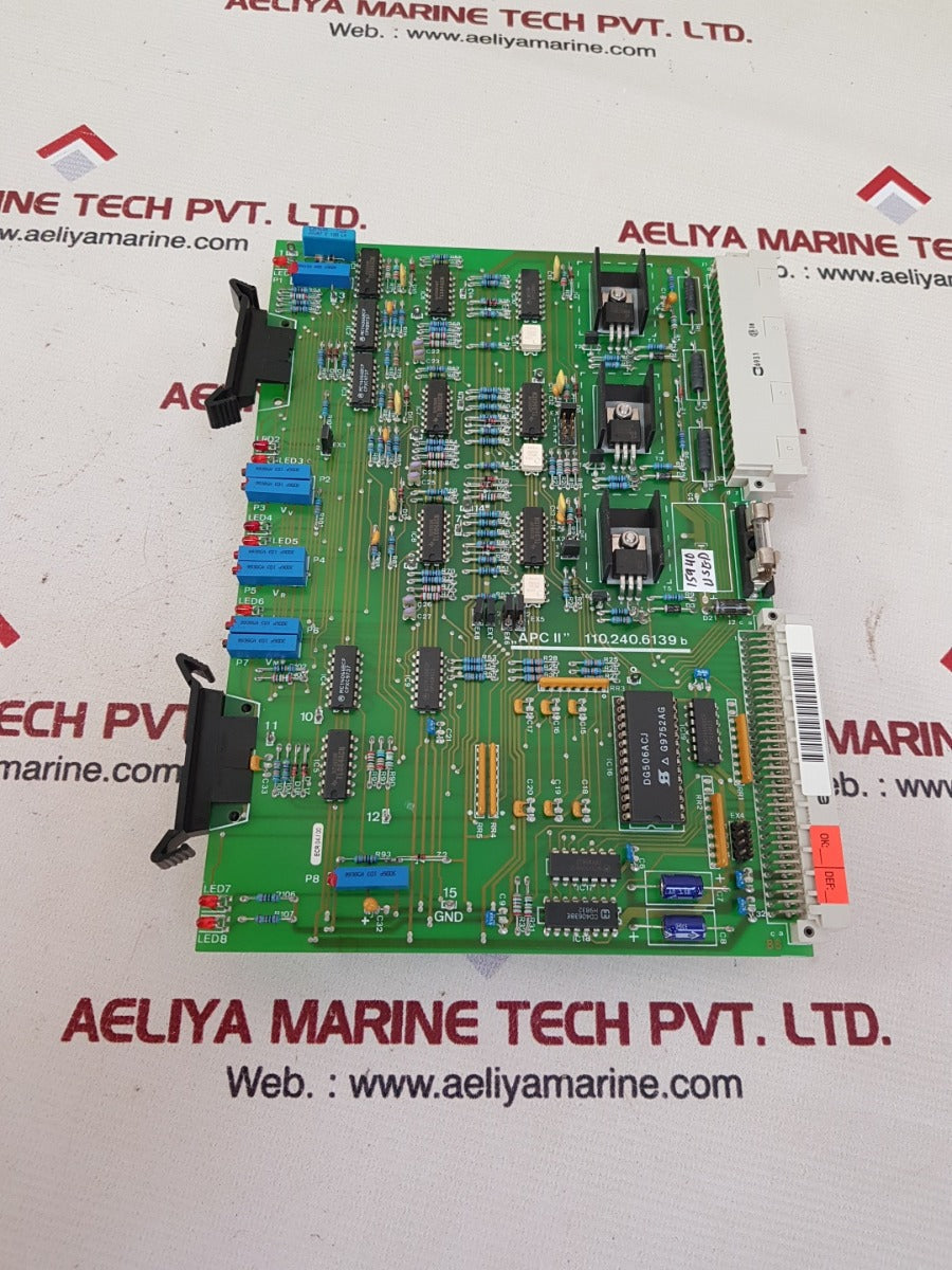 Netstal apc ii 110.240.6139b pcb card 