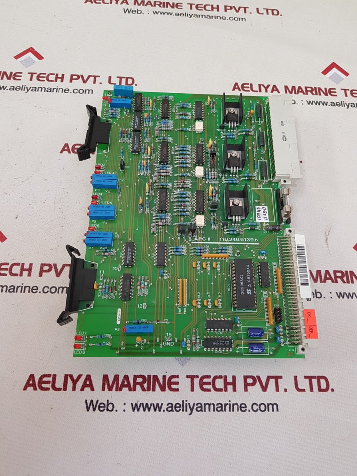 Netstal apc ii 110.240.6139b pcb card 