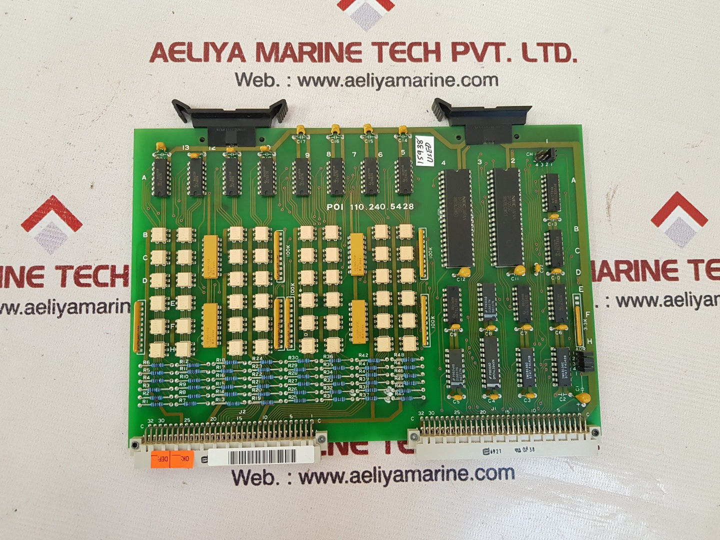 Netstal poi 110.240.5428 Control interface relay board 