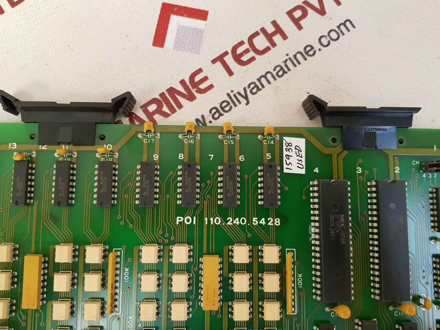 Netstal poi 110.240.5428 Control interface relay board 