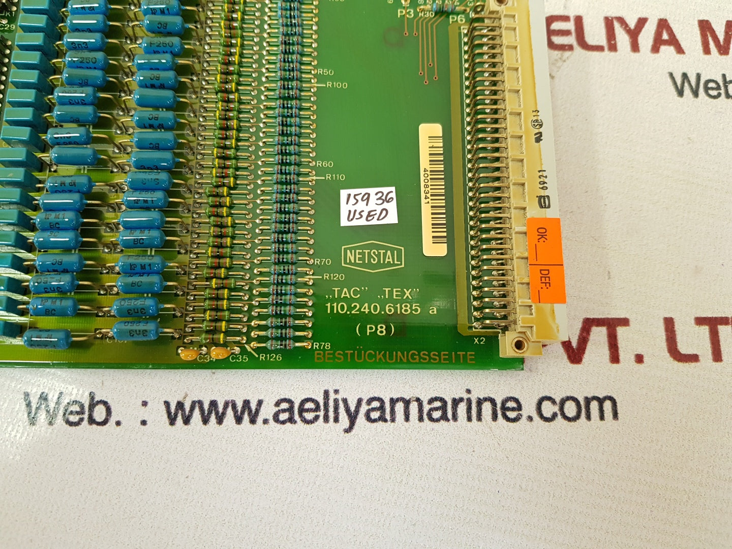Netstal tac tex 110.240.6185 a pcb card 