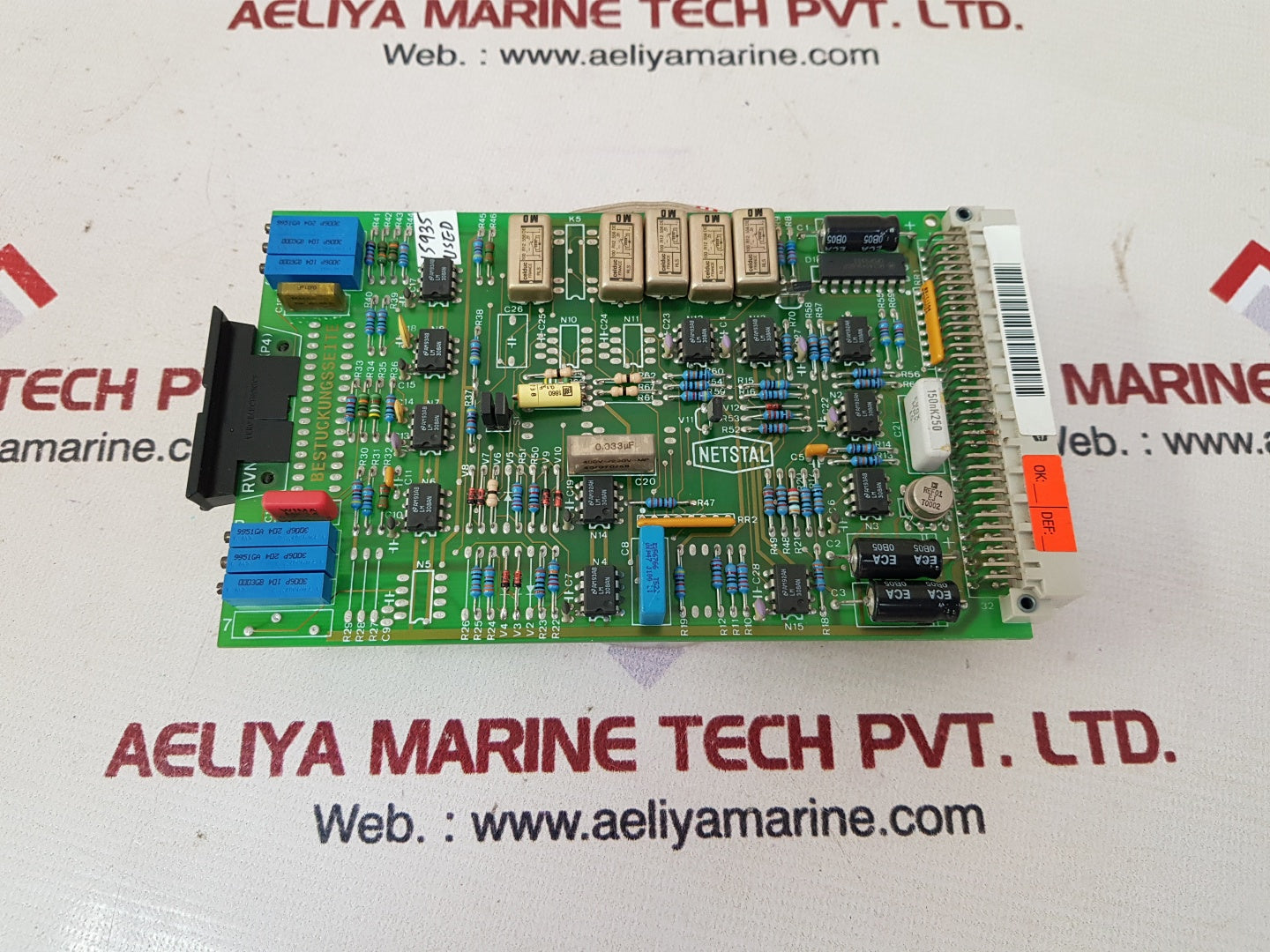 Netstal rvn 110.240.7128b (p4) circuit board 