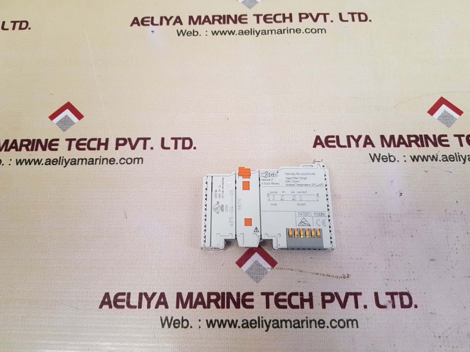 Wago 750-626/025-000 supply filter 