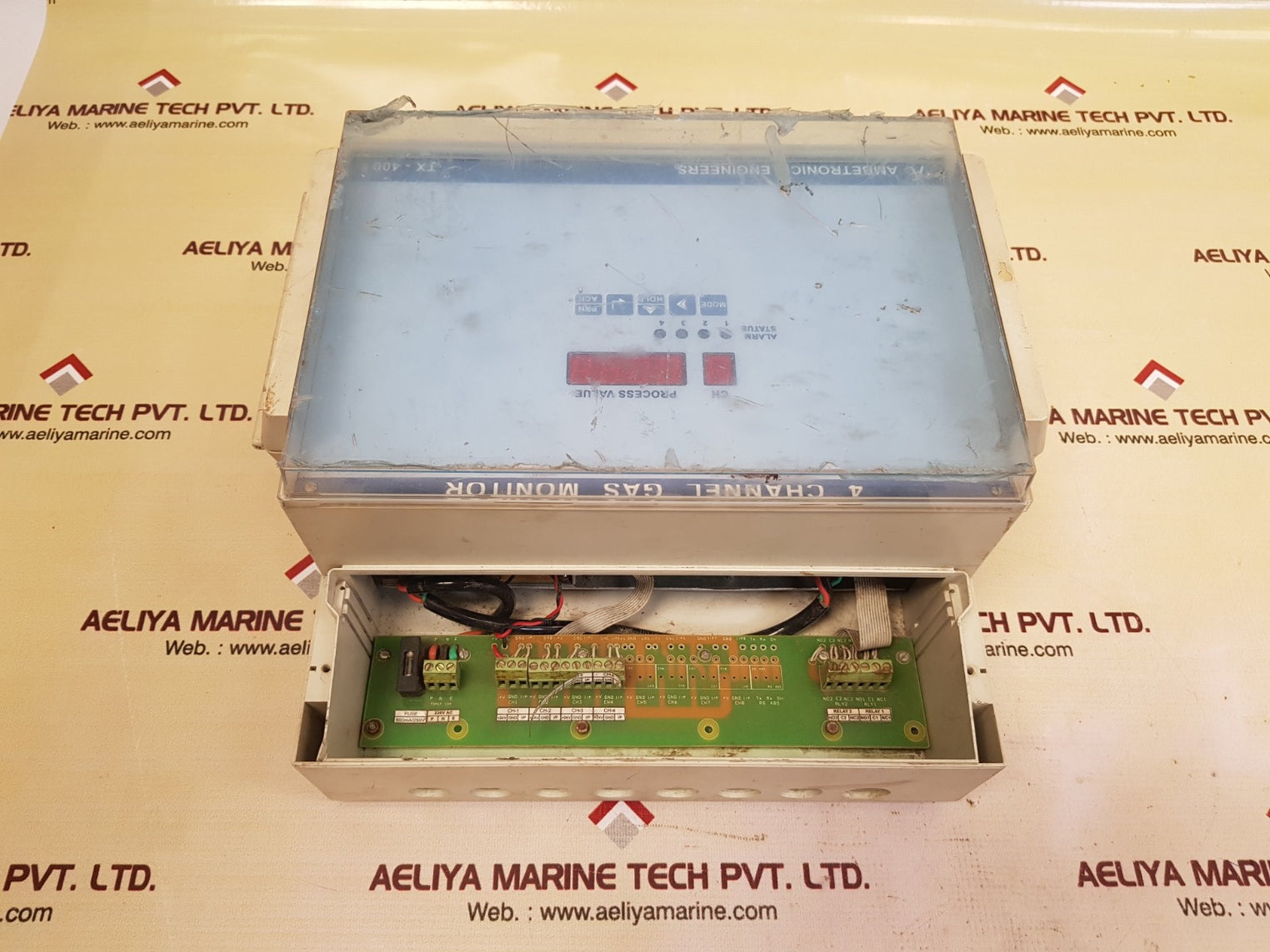 Ambetronics engineers tx-400 4 channel gas monitor