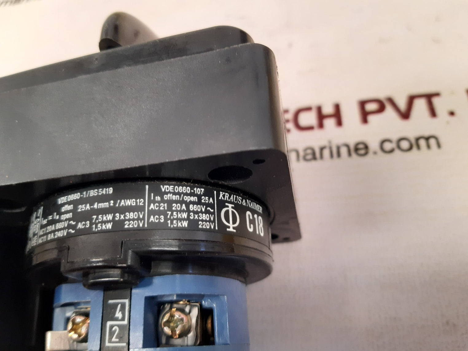 Kraus & naimer c18 a250 rotary cam switch