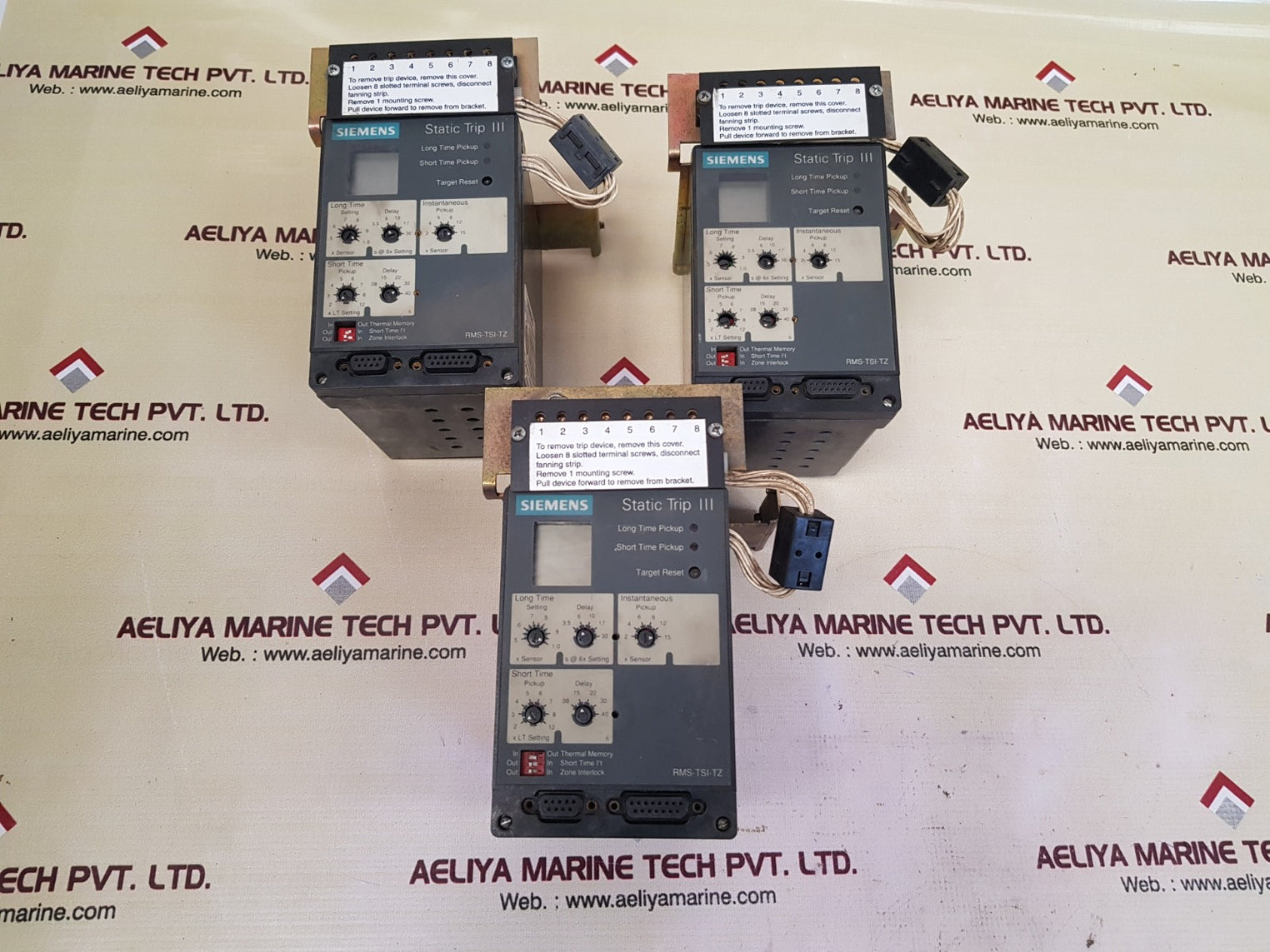 Siemens rms-tsi-tz static trip iii 