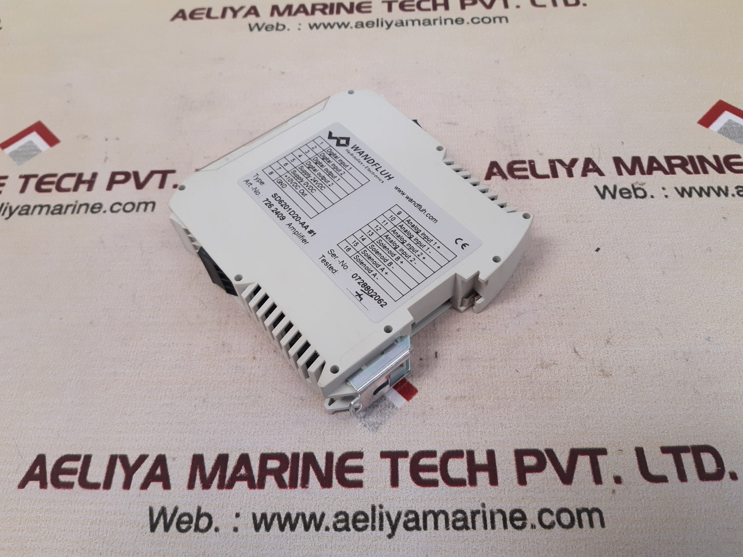 Wandfluh sd6 sd6201d20-aa #1 digital amplifier module 726.2409