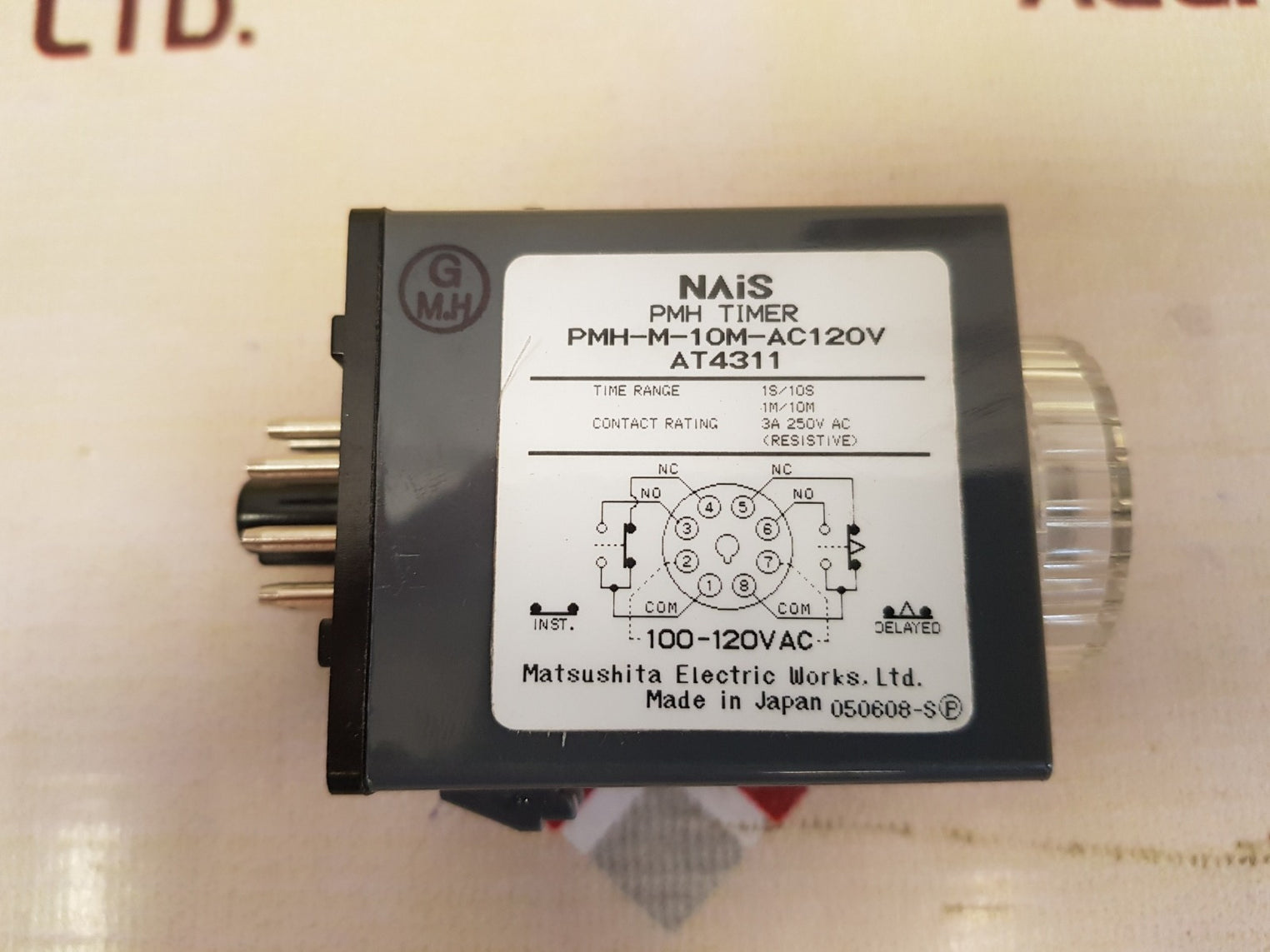 Matsushita pmh-m-10m-ac120v pmh timer