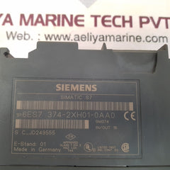 Siemens 6es7 374-2xh01-0aa0 i/o module