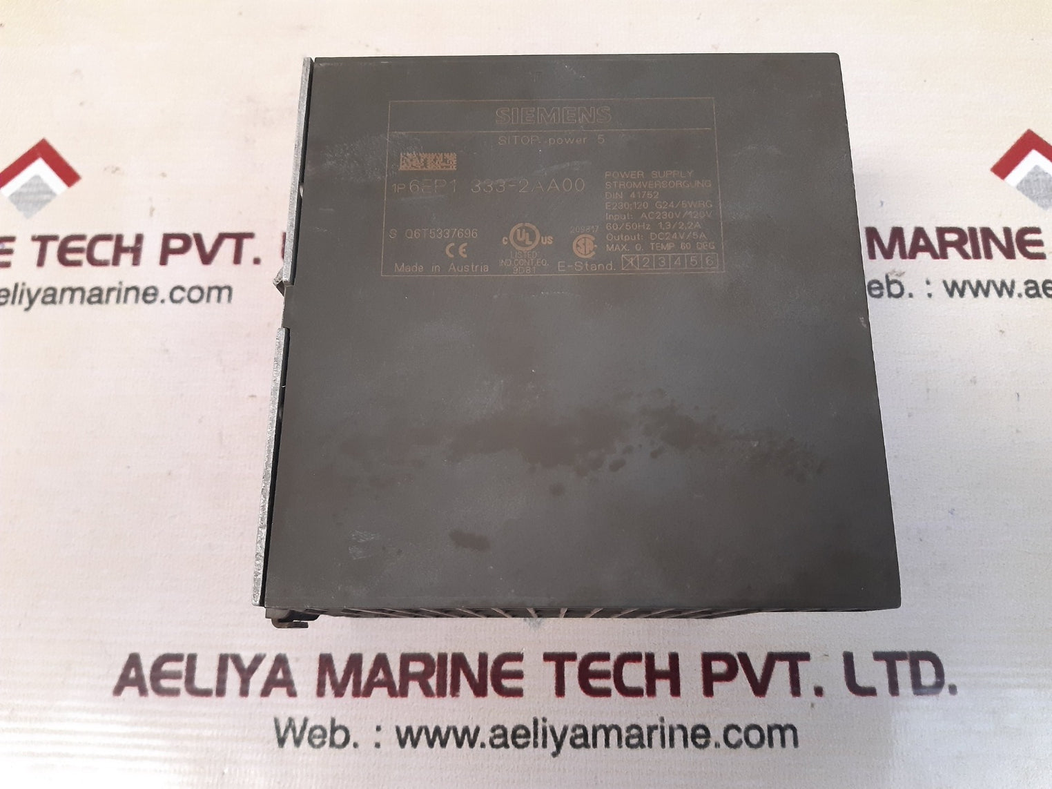 Siemens 6ep1 333-2aa00 sitop power 5 power supply
