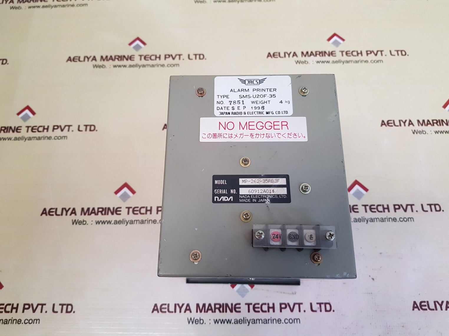 jrcs/nada mp-262-35rb3f alarm printer sms-u20f-35