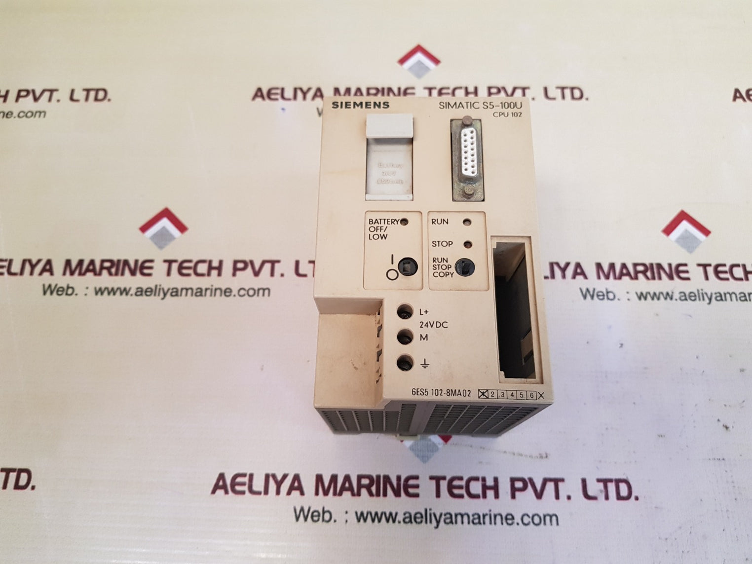 Siemens 6es5 102-8ma02 central processing unit 