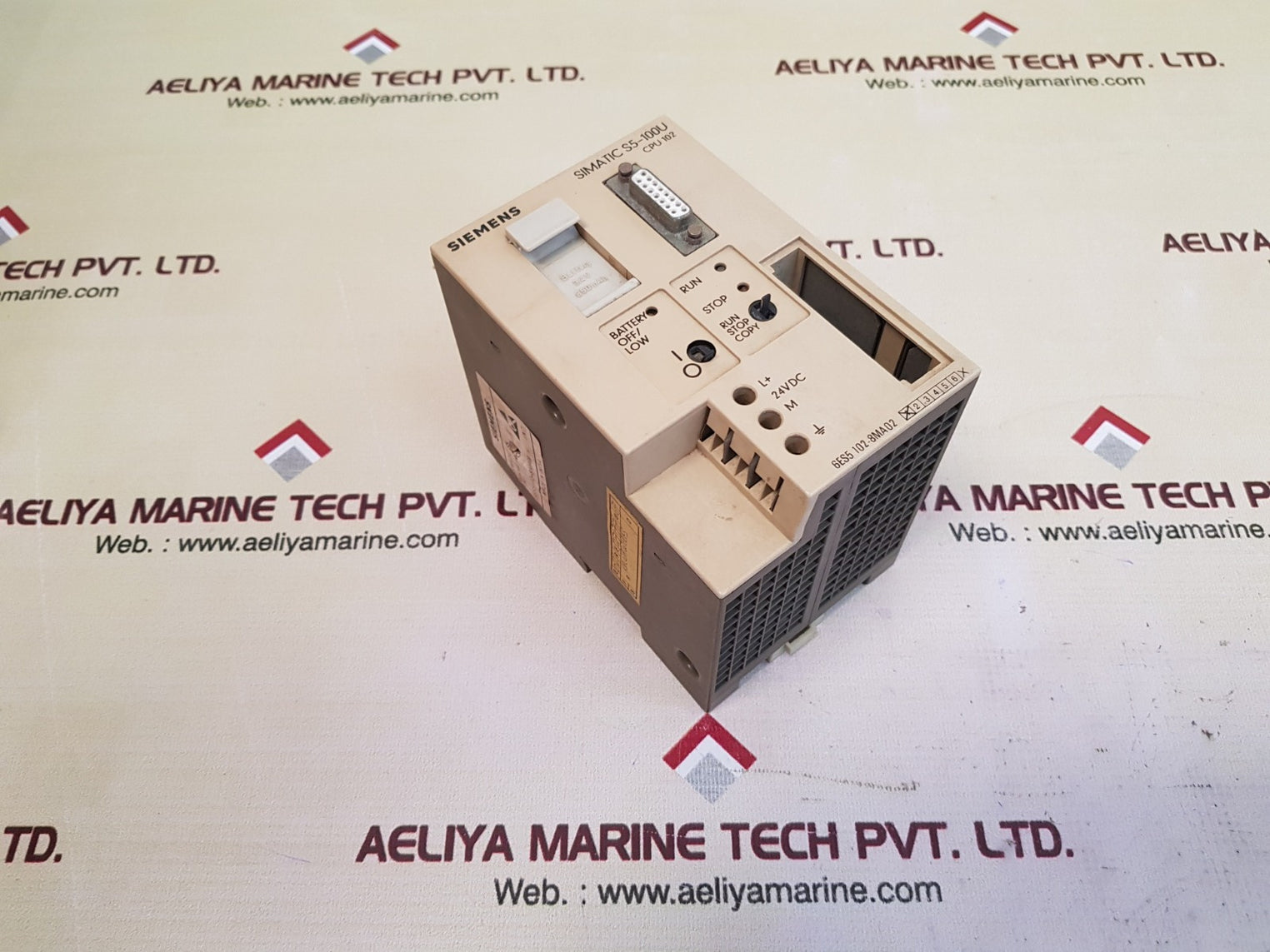 Siemens 6es5 102-8ma02 central processing unit 