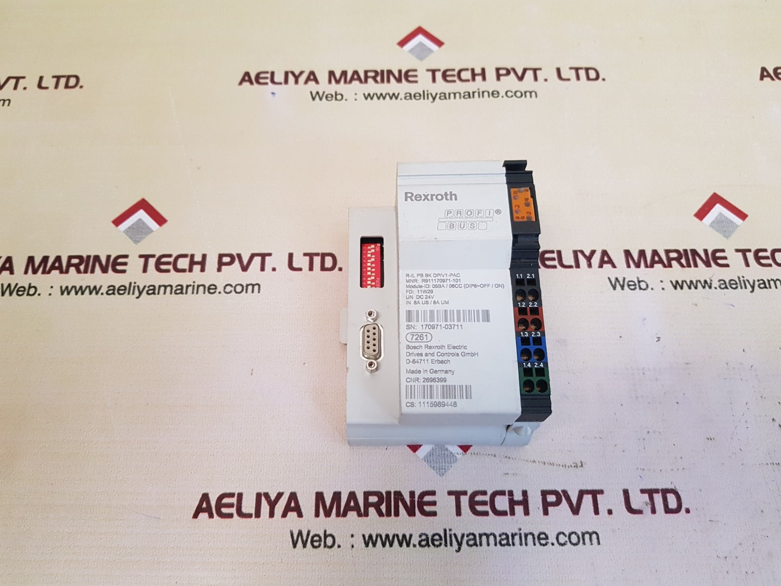Rexroth r-il pb bk dp/v1-pac profi bus module r911170971-101
