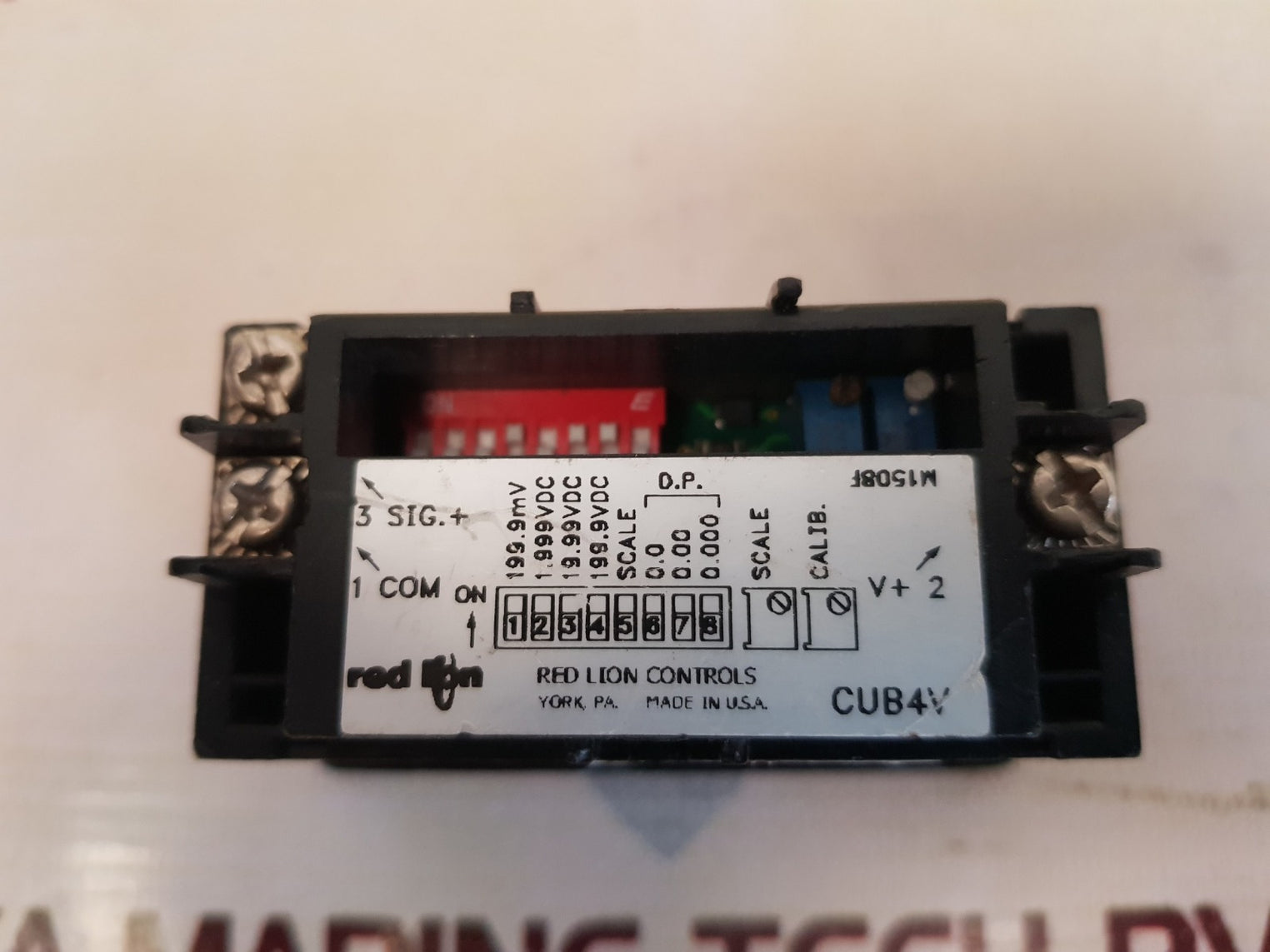 Red lion controls cub4v02b voltmeter 