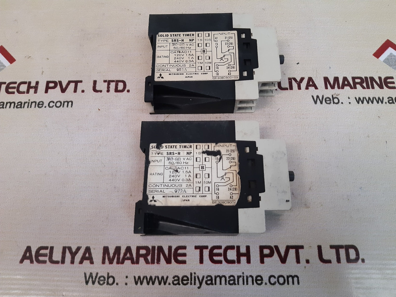 Mitsubishi srs-h np solid state timer 380-440 vac 50/60 hz 