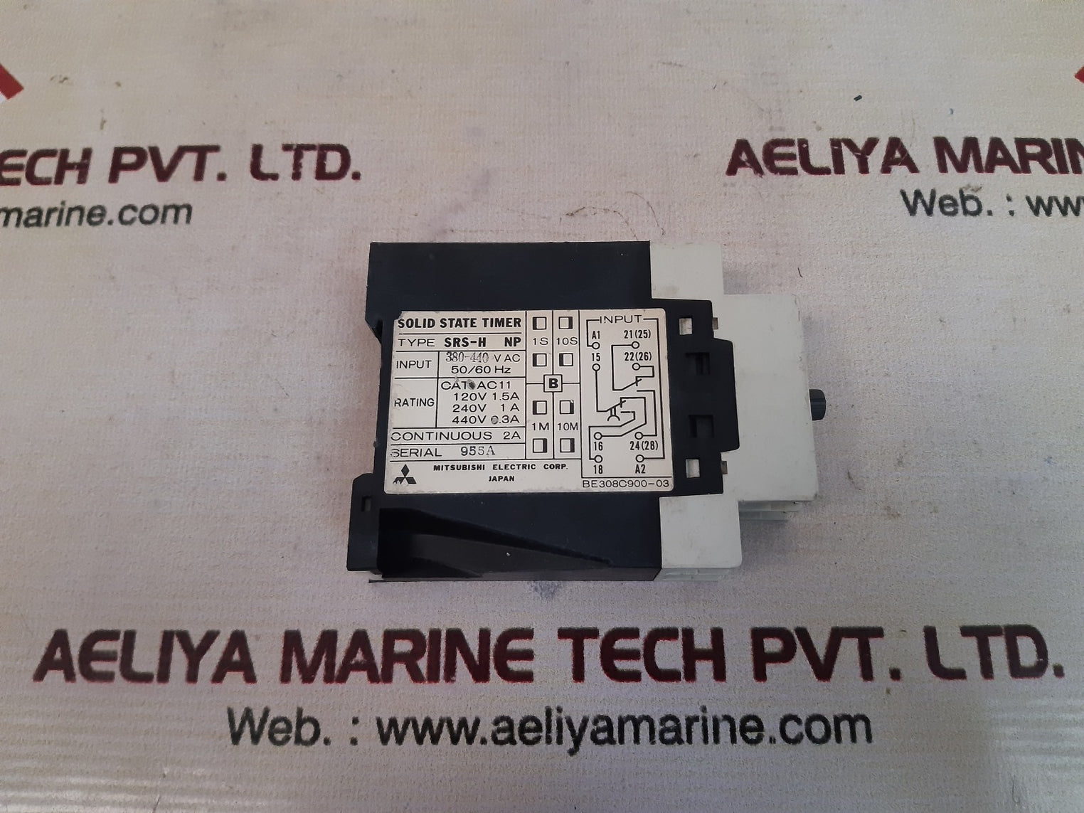 Mitsubishi srs-h np solid state timer 380-440 vac 50/60 hz 