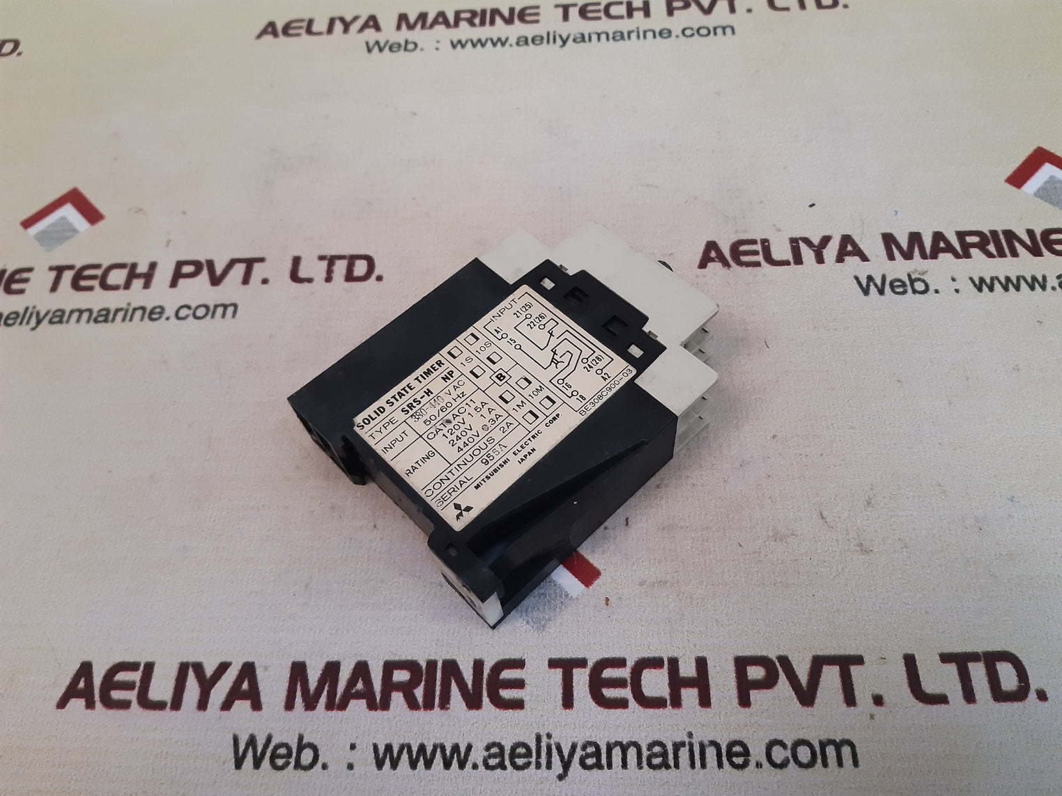 Mitsubishi srs-h np solid state timer 380-440 vac 50/60 hz 